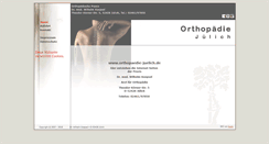 Desktop Screenshot of orthopaedie-juelich.de